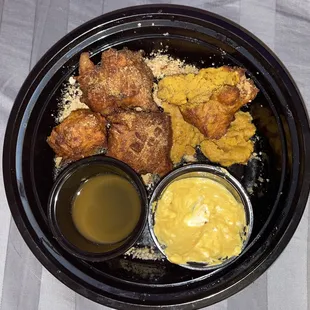 This is the pumpkin fritter I got last night it was fried rubbery dough of unbeatable disgust.