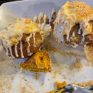 This is a pumpkin fritter I got 2 weeks ago it was fabulous