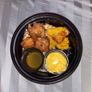 a plate of food
