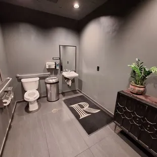 Clean restroom