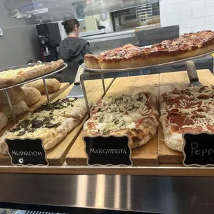 Pizza, desserts , prepared food !