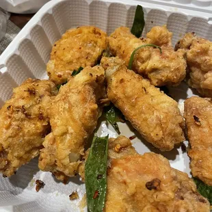 Salt and pepper wings