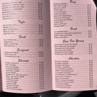 Dec 2020 Menu