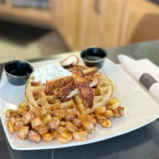 Chicken &amp; Waffles