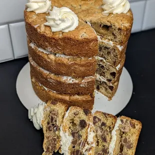 6" 4 Tier Cookie Cake