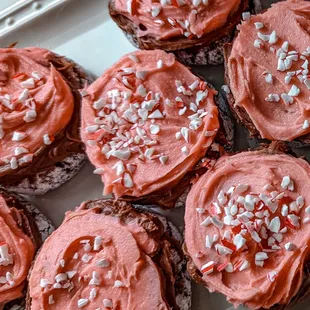 Candy Cane Chocolate Cookie