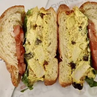 Curry Chicken Salad sandwich