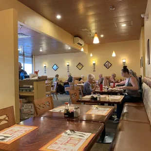 interior, sushi and sashimi