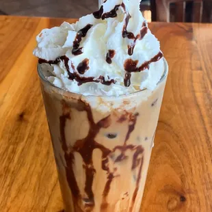 iced mocha latte
