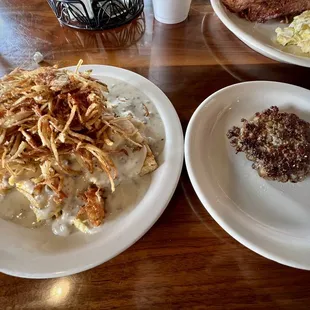 Haystack &amp; side of sausage