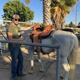 Learning about saddling