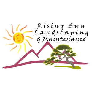 Rising Sun Landscaping &amp; Maintenance Logo