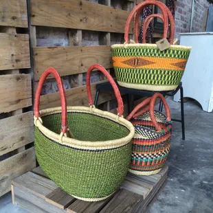 Bolga baskets!
