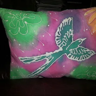 Completed design turned into a pillow