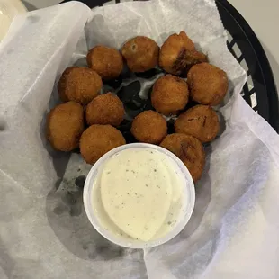 Fried mushrooms