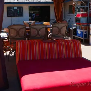 Outdoor Daybed and Bar