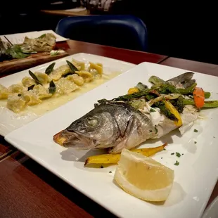 Seabass is extremely fresh. The pasta is handmade , inside is filled with fresh meat. Very different from any restaurants i've been to.