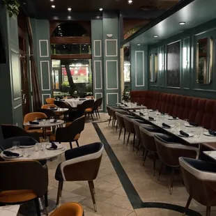 interior, sushi and sashimi