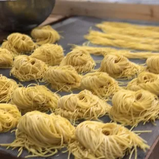 Fresh Egg talk Tagliolini...Waiting for White Truffles