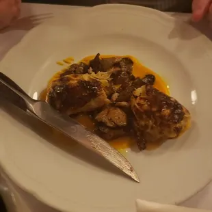 Partially-eaten cabbage rolls. Such a delicious surprise!