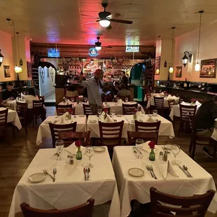 the interior of a restaurant