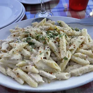 pasta dish, pasta, food