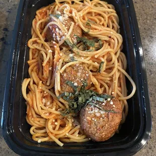Spaghetti and Meatballs