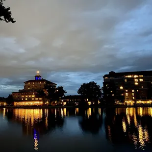 Evening view from restaurant