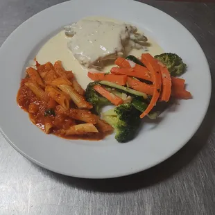 chicken wings and fried chicken, food