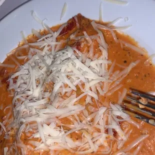 Lobster ravioli w/ extra grated cheese