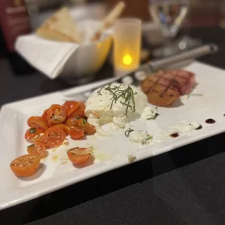 Burrata and Pancetta