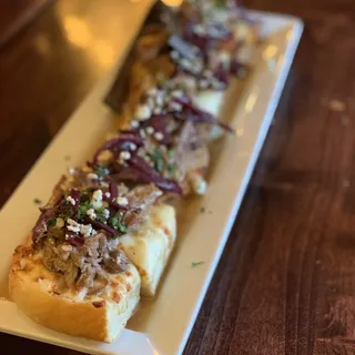 Braised Beef Bruschetta