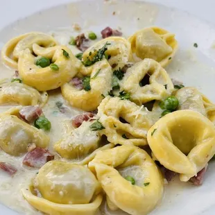 a close up of a pasta dish