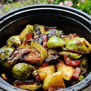 Brussel sprouts were delicious!