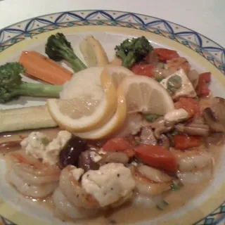 Gamberi alla Mediterranea