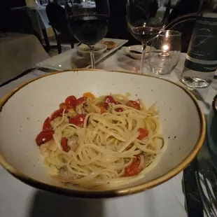 Spaghetti and clams