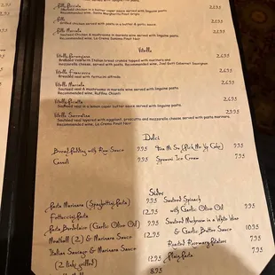 Menu page 2