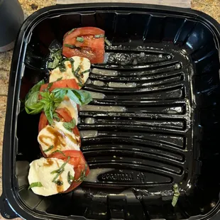 Caprese salad! Inedible! The mozzarella was dry.