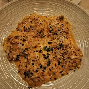 lobster ravioli, so good!