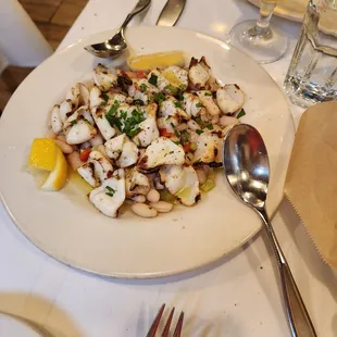 Calamari appetizer