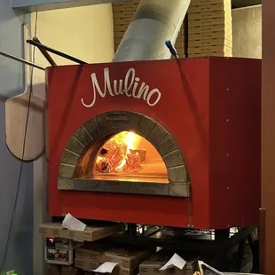 Wood fired pizza oven