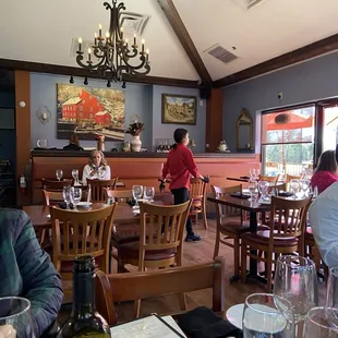 Front table looking back