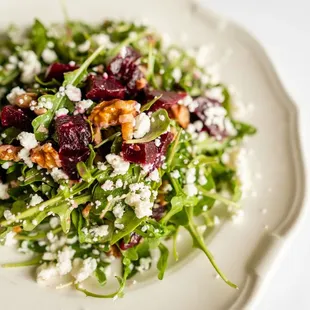 a plate of salad