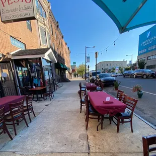 Outdoor dining area