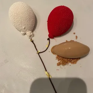 Each balloon has layers inside, so this is not your typical tiramisu. Highly recommended.