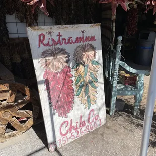 a sign for a restaurant