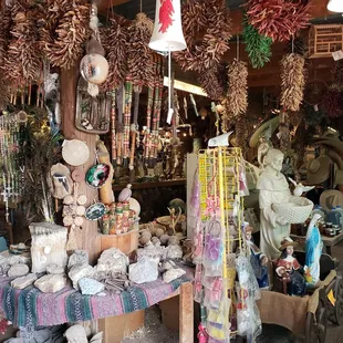 a variety of items for sale