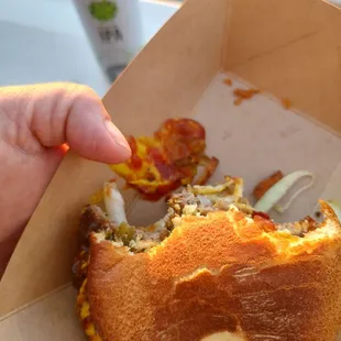 For being a sports facility, this was a delicious hamburger