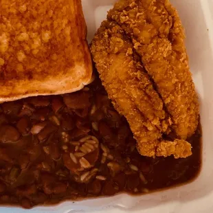 Red beans and catfish