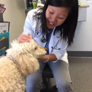 Cici loved meeting Tech Diana and Dr Thongkham